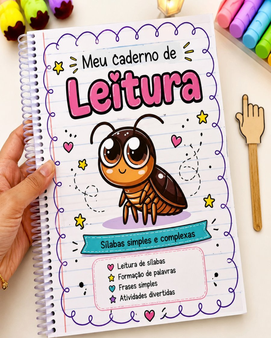 Amostra de atividade: Meu caderno de Leitura