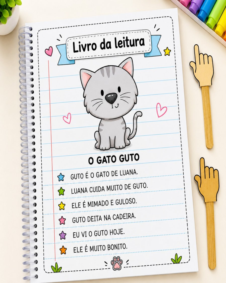 Amostra de atividade: O gato Guto